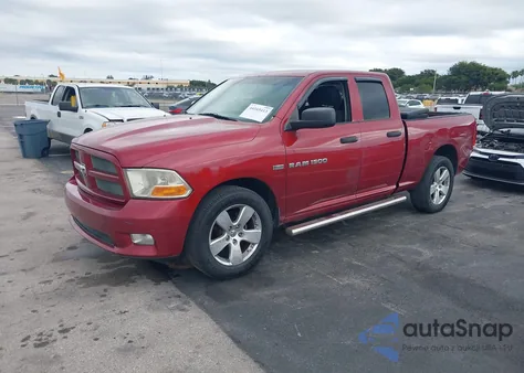 2012 Ram 1500 St из США, поврежденный, VIN 1C6RD6FT4CS174119